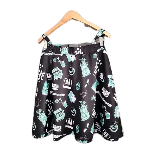 Hot Topic NWT Beetlejuice Chibi Strappy Suspender Skirt Plus Size 2X - Picture 3 of 5